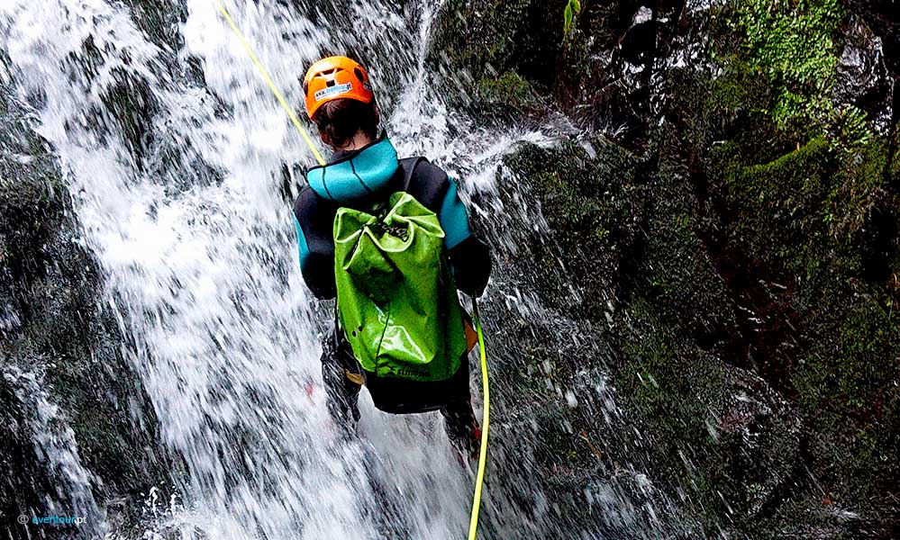 Canyoning in São Jorge Island in Azores